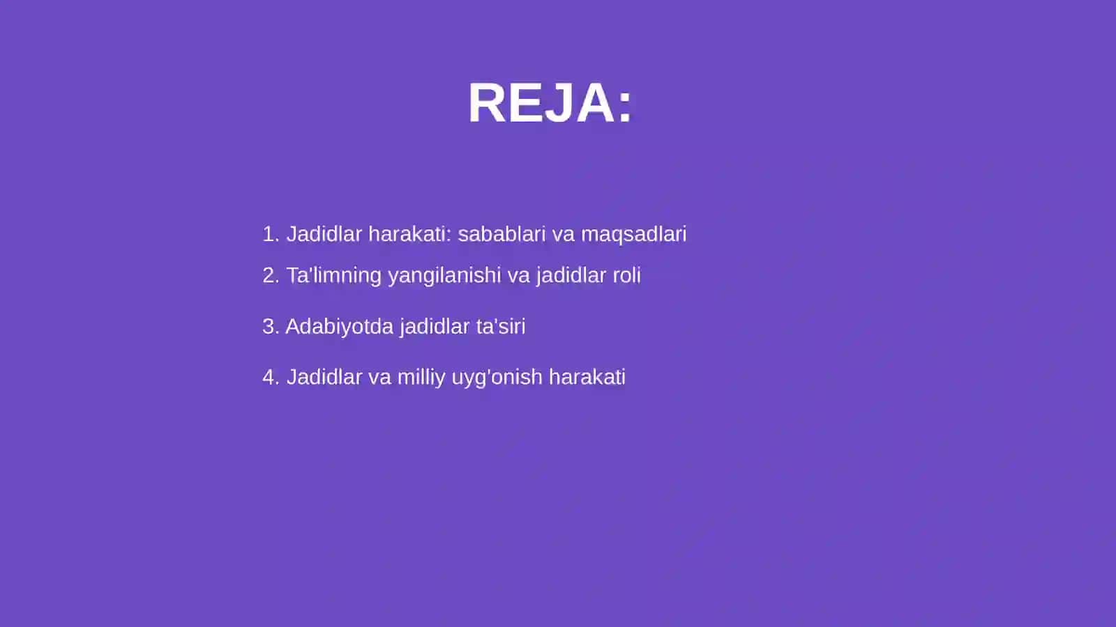 Jadidlar harakati: sabablari va maqsadlari 2