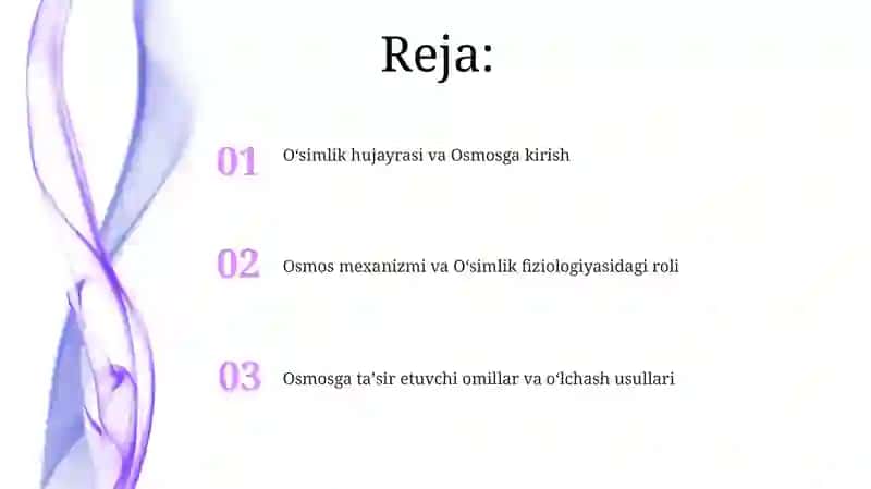 O'simliklar hujayrasi va osmos xodisasi 2