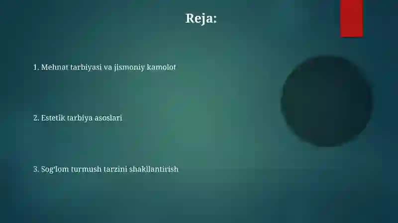 O‘quvchilarning mehnat, jismoniy va estetik tarbiyasi 2