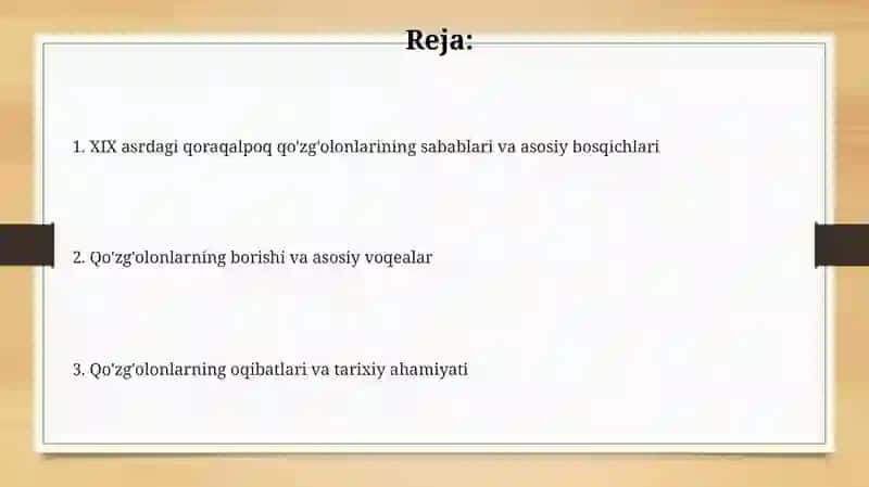 Qoraqalpoqlarning XIX asrdagi qoʻzgʻolonlari 2