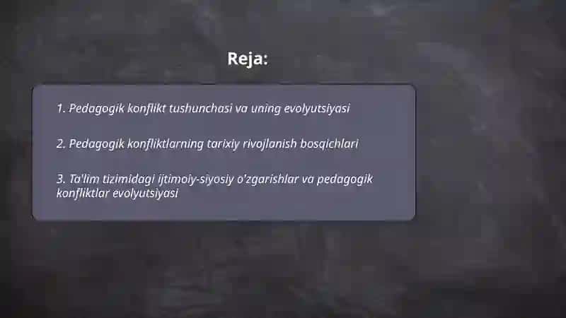 Pedagogik konflikt evolyutsiyasi muammosi 2