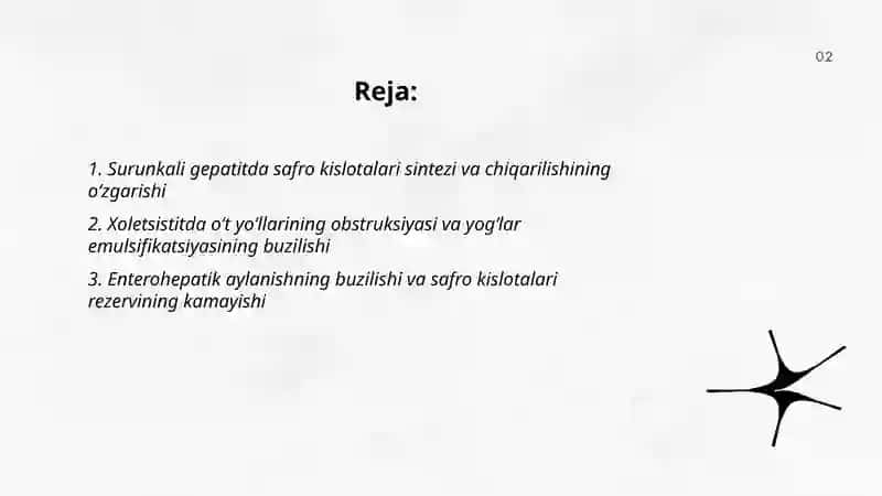 Surunkali gepatit va xoletsistitlarda yog'lar xazmlanishini buzilishi 2