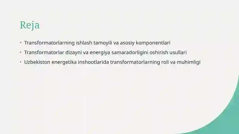 Transformatorlar va ularning ishlash tamoyili 2