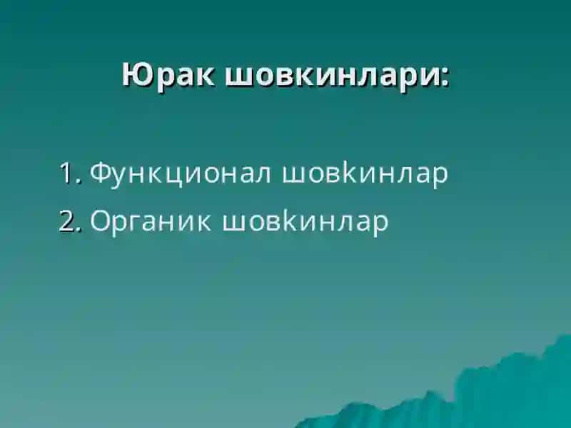 YURAKDA SHOVQIN SINDROMI 2