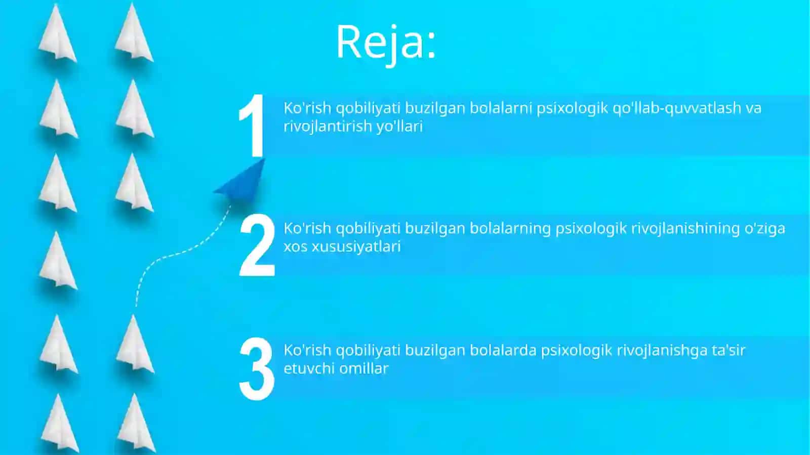 Ko'rishida nuqsoni bo'lgan bolalar psixik rivojlanishini tekshirish 2
