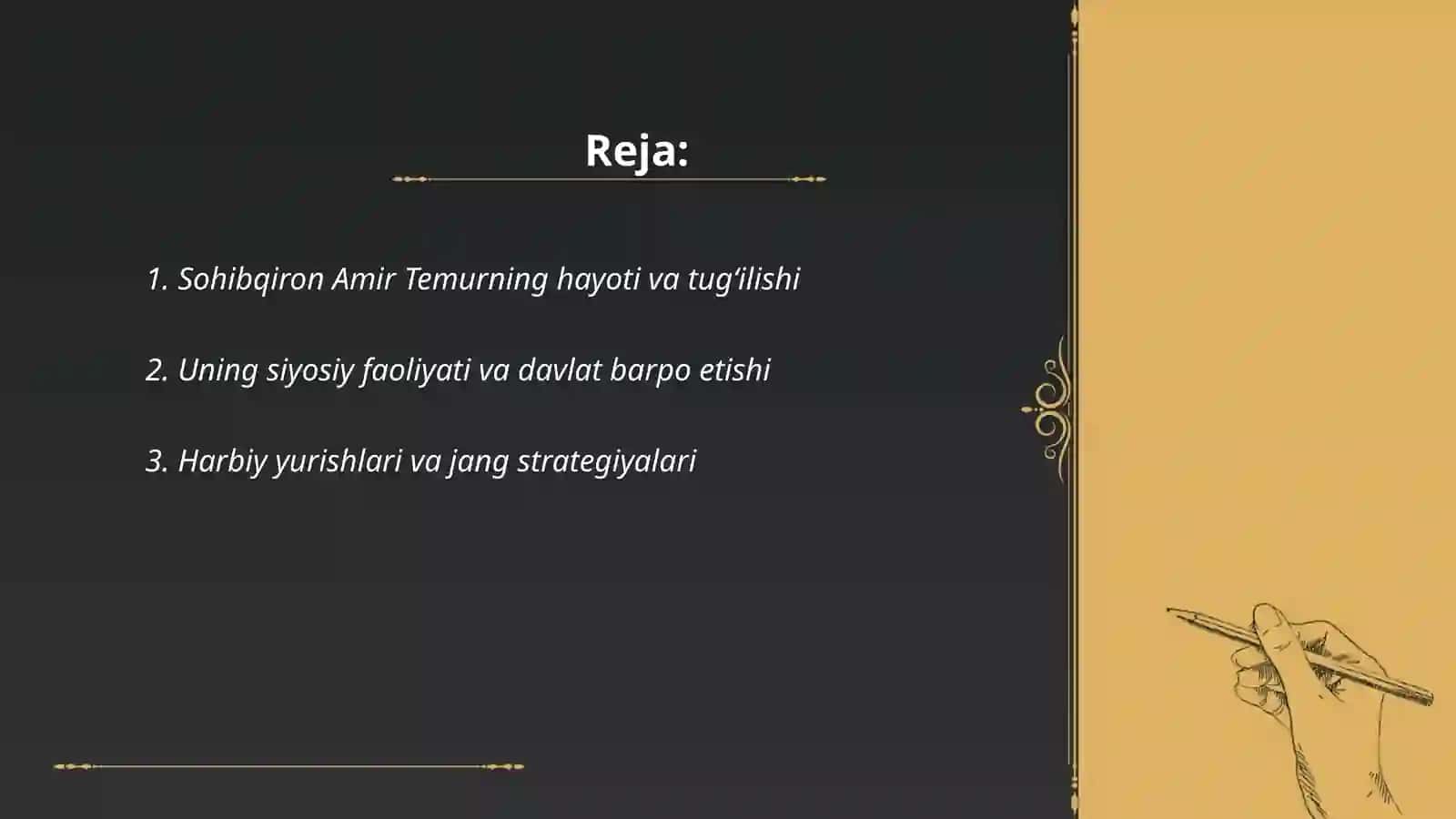 Sohibqiron Amir Temur 2