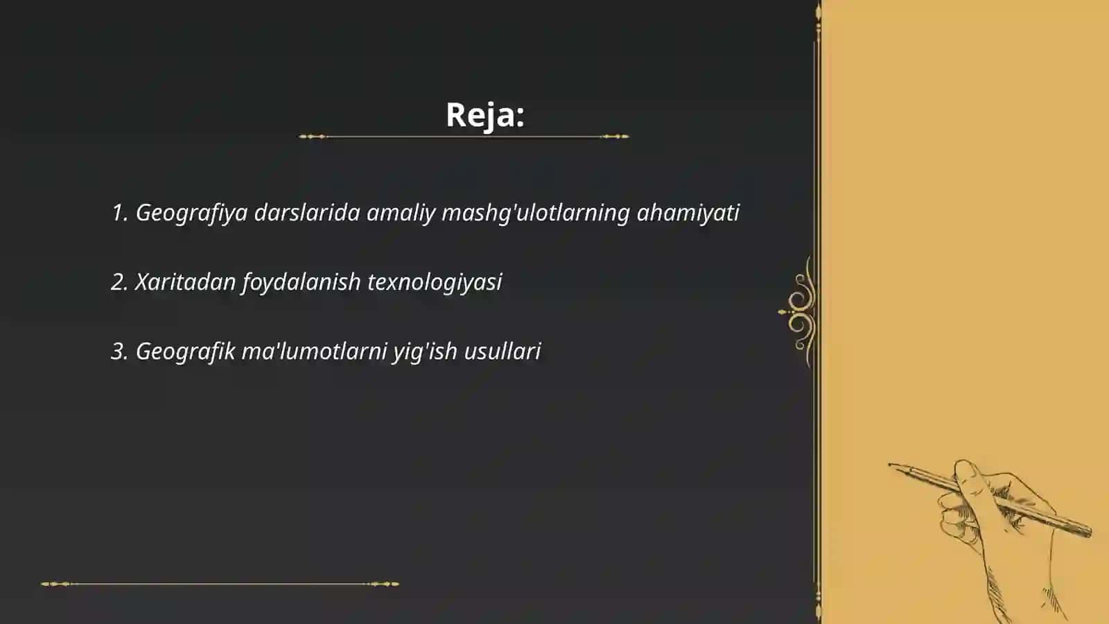 Geografiya darslarida amaliy mashgʻulotlardan foydalanish texnalogiyasi 2