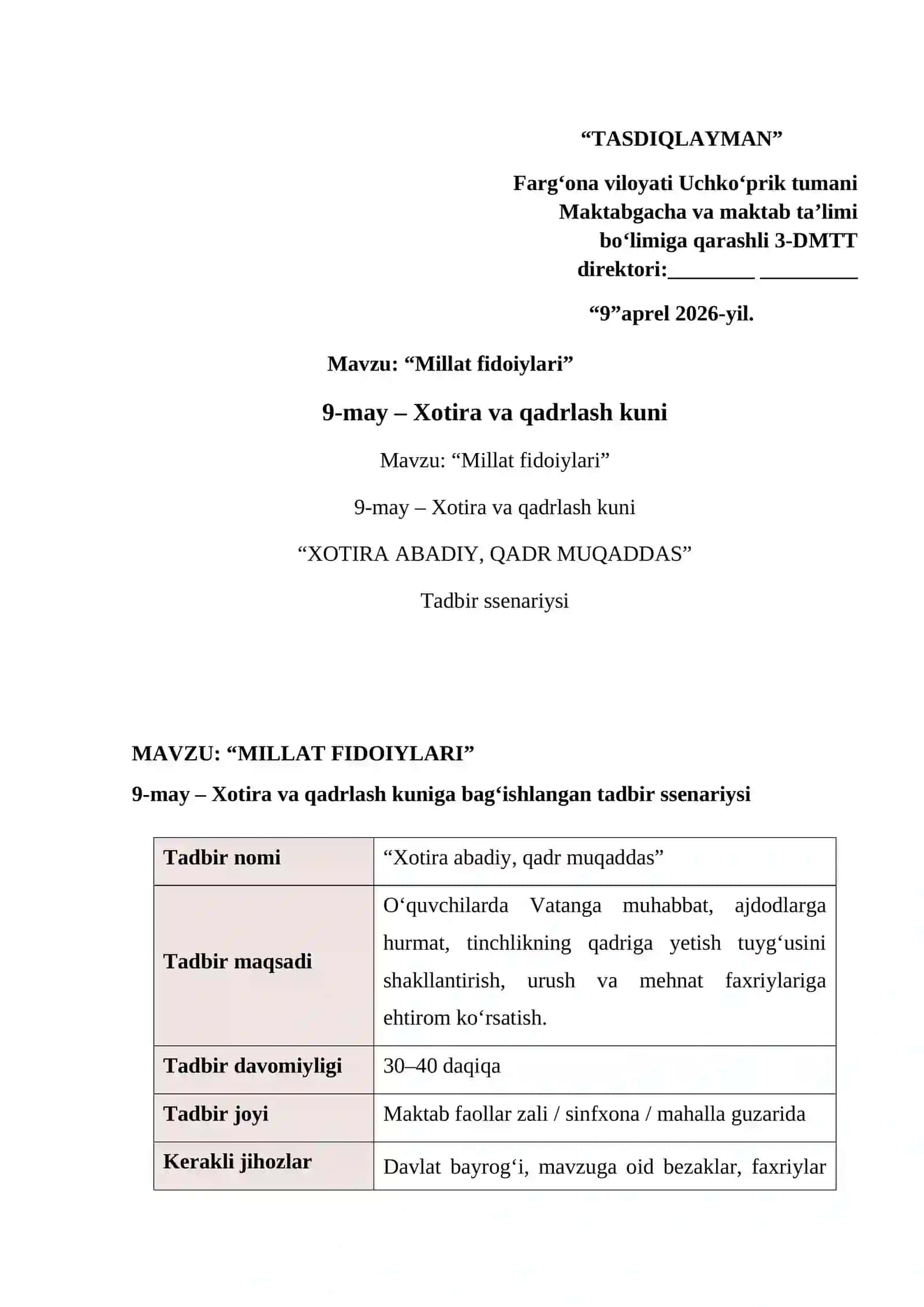 XOTIRA ABADIY, QADR MUQADDAS 2