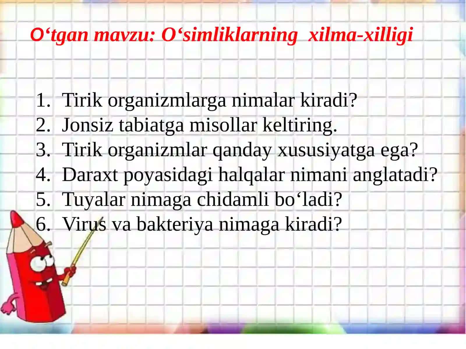Fan:2-sinf Tabiiy fan 2