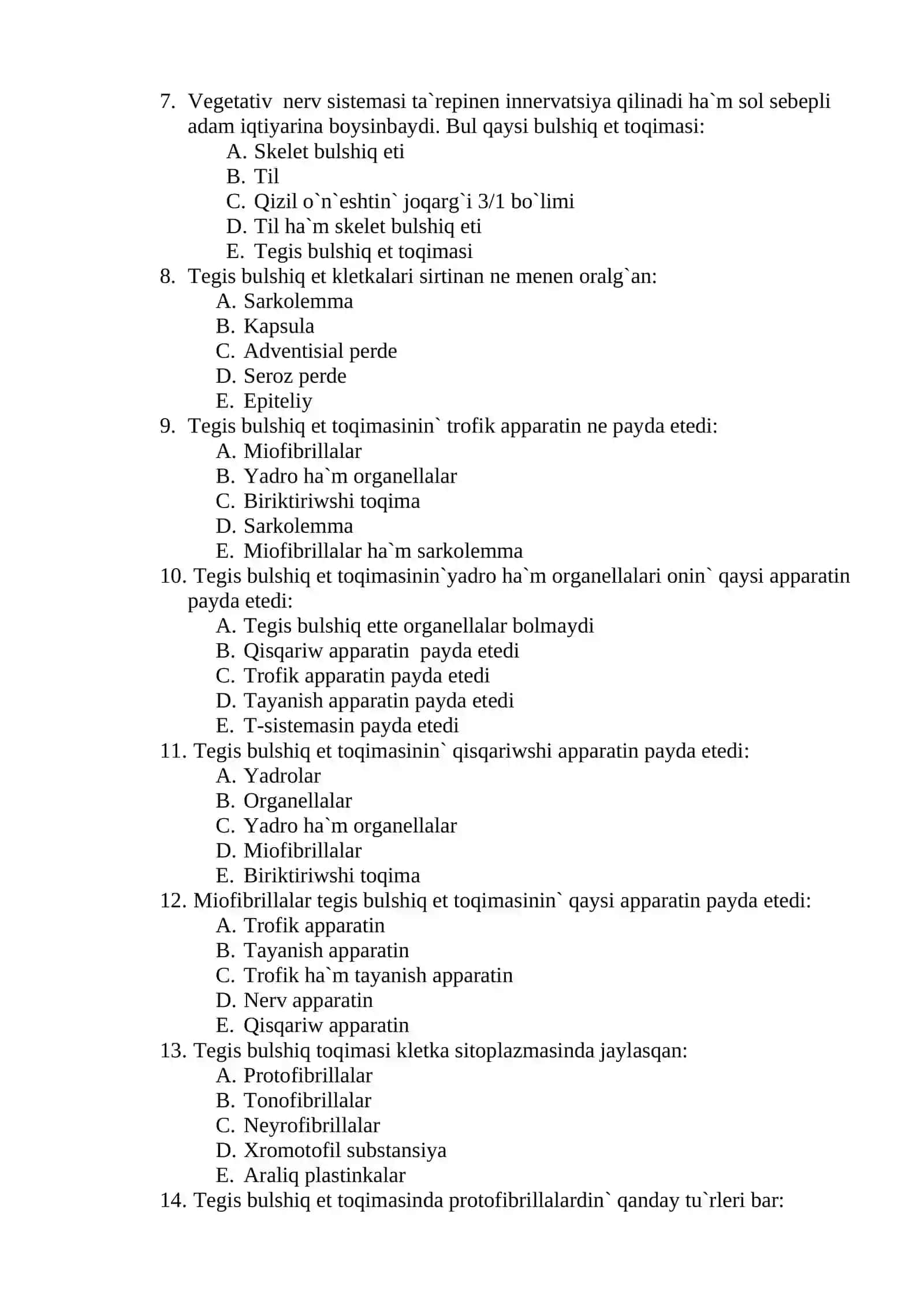 № 10 a`meliy sabaq Bulshiq et toqimasi 2