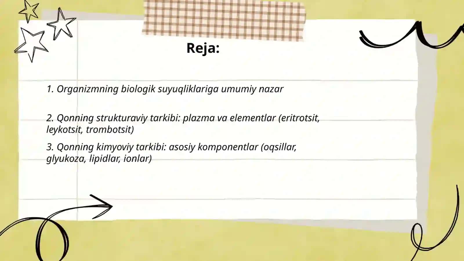 Organizmning biologik suyuqliklari 2