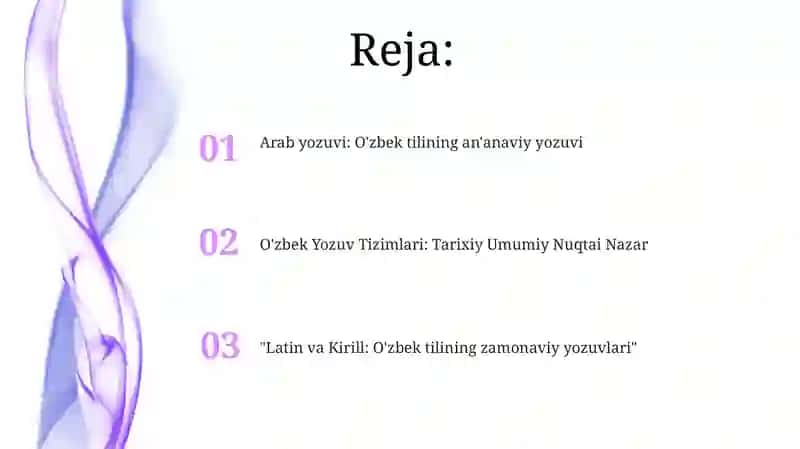 Arab yozuvining Oʻzbek tili uchun afzalliklari va kamchiliklari 2