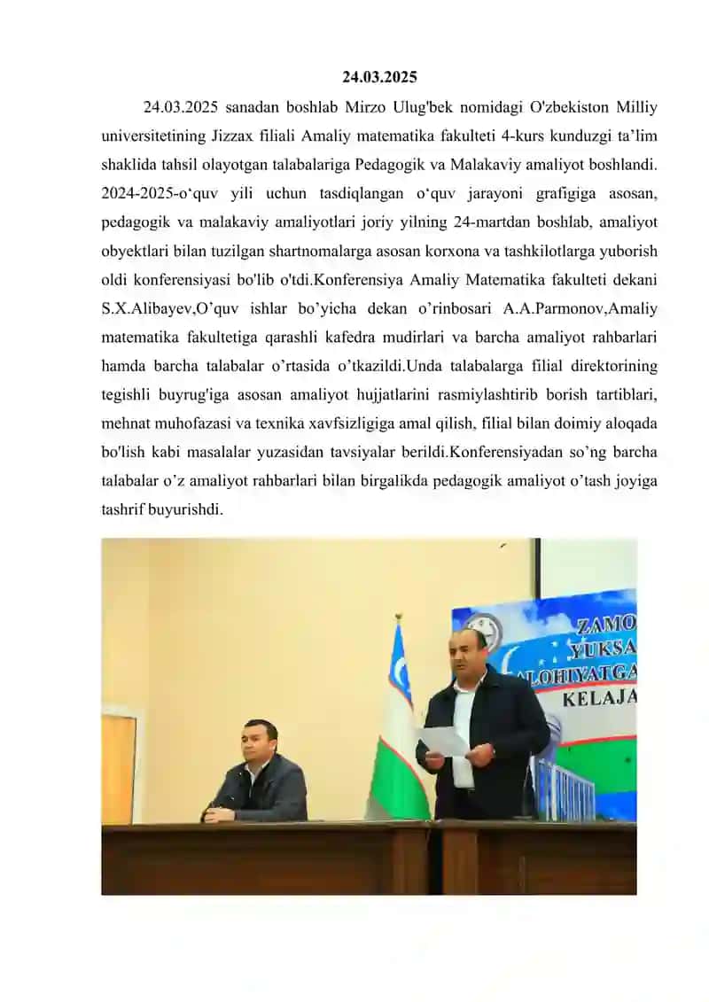 Malakaviy amaliyot hisoboti 2