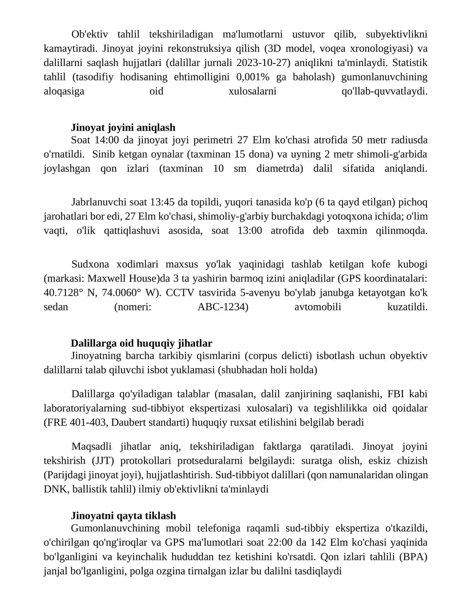 Jinoyatning obyektiv tomoni 2