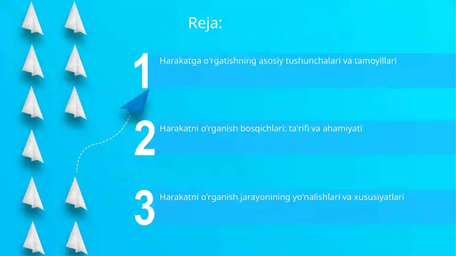 Harakatga o'rgatish jarayonining asoslari va boshqichlarini yo'nalishi xususiyati 2