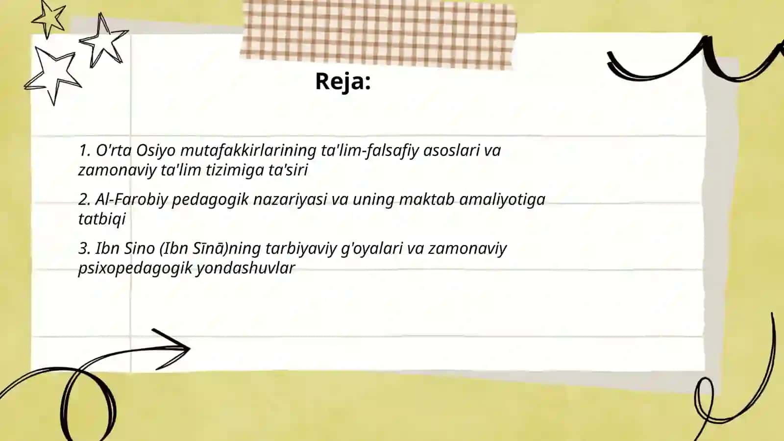 O'rta Osiyo mutafakkirlarining pedagogik qarashlarining zamonaviy ta'limdagi ahamiyati 2