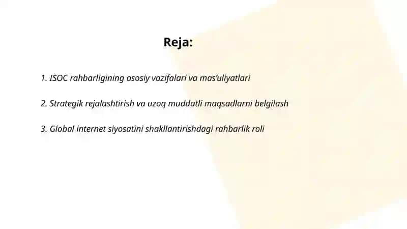 ISOC rahbarligi 2