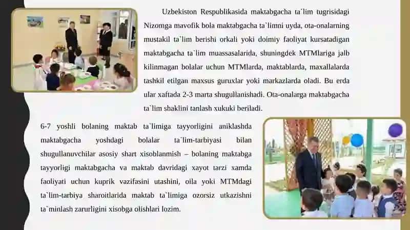 Bolalar maktab ta'limiga tayyorlash pedagogik psixologik muammolar 2