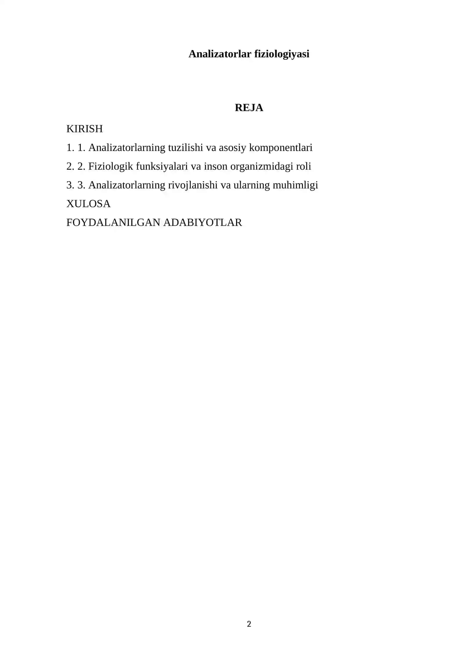 Analizatorlar fiziologiyasi 2