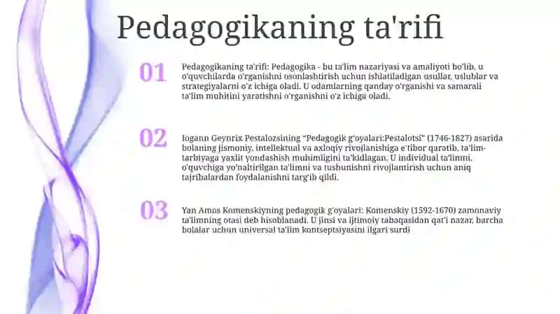 Iogann Genrix Pestolossiyning Pedogogik Ĝoyalari. Yan Amos Kominiskiyning Pedogogik Ĝoyalari 2