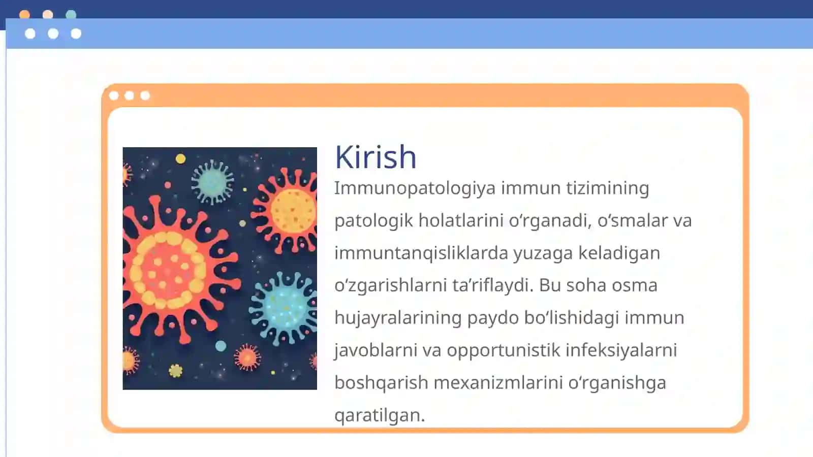 Osma hujayralar va immuntanqislik mexanizmlari 2