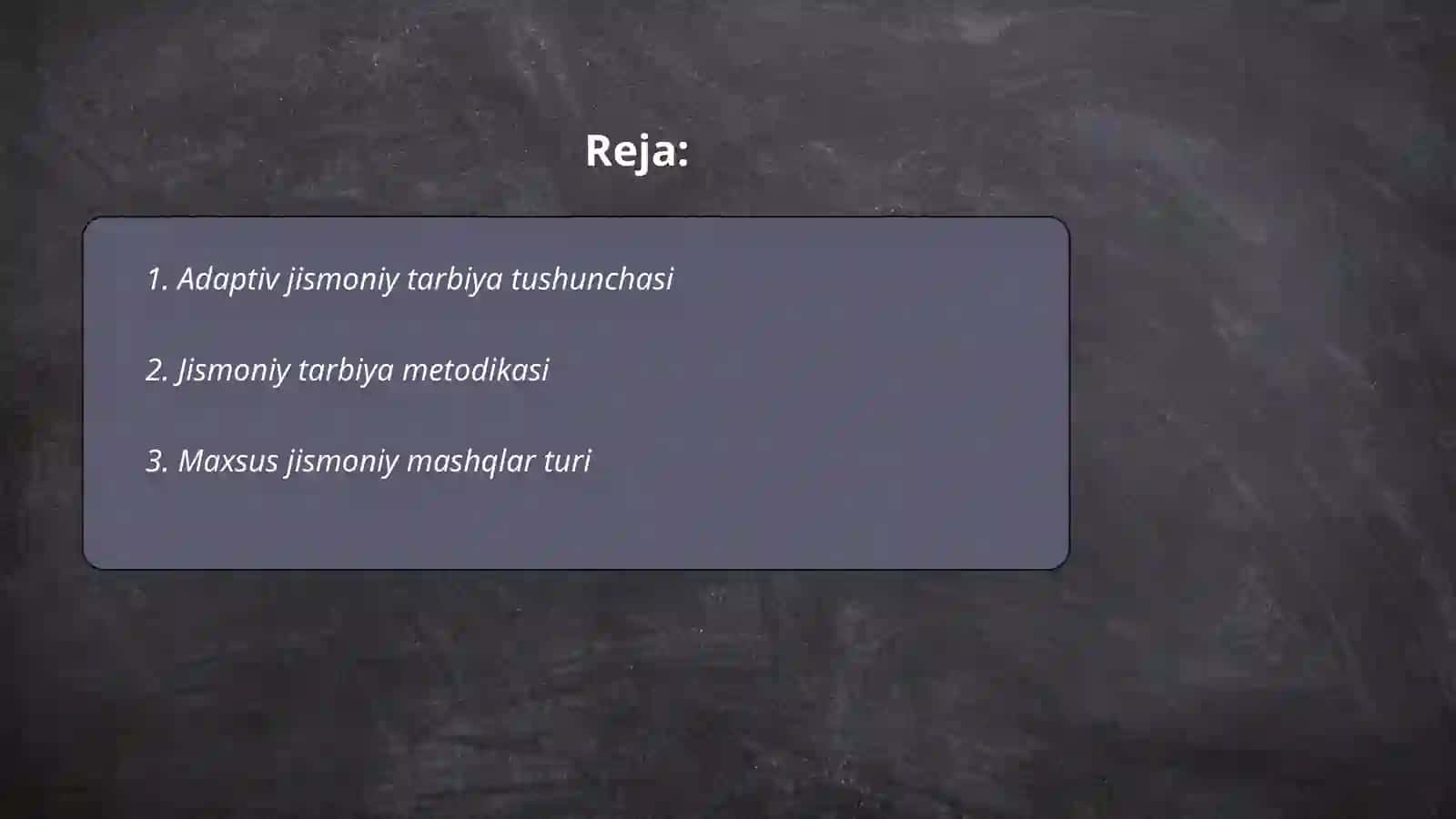 Adaptiv jismoniy tarbiya vositalarining turlari va mazmuni 2