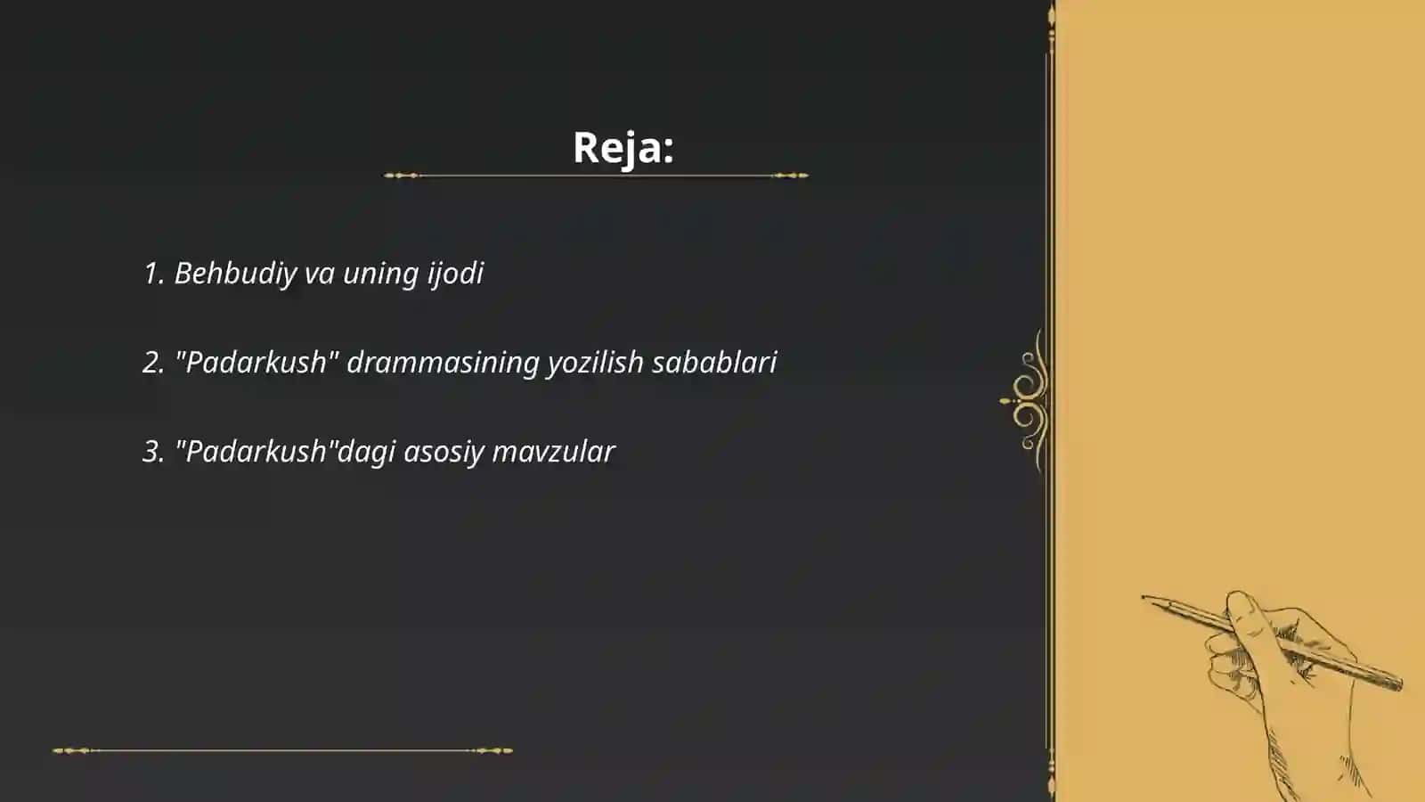 "Padarkush" drammasi 2