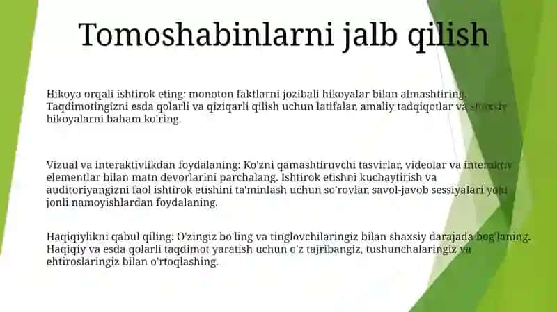 Taqdimot Tayyorlash 2