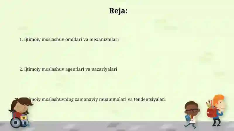 Ijtimoiylashtirishning omillari va maxanizmlari 2