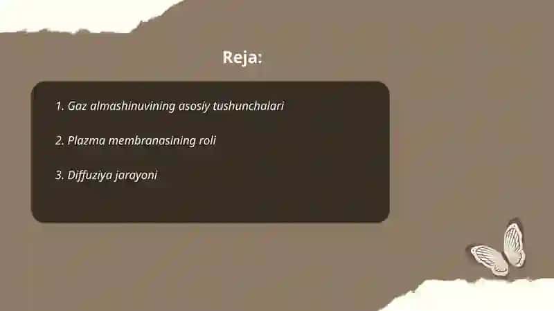 Gaz almashinuvi 2