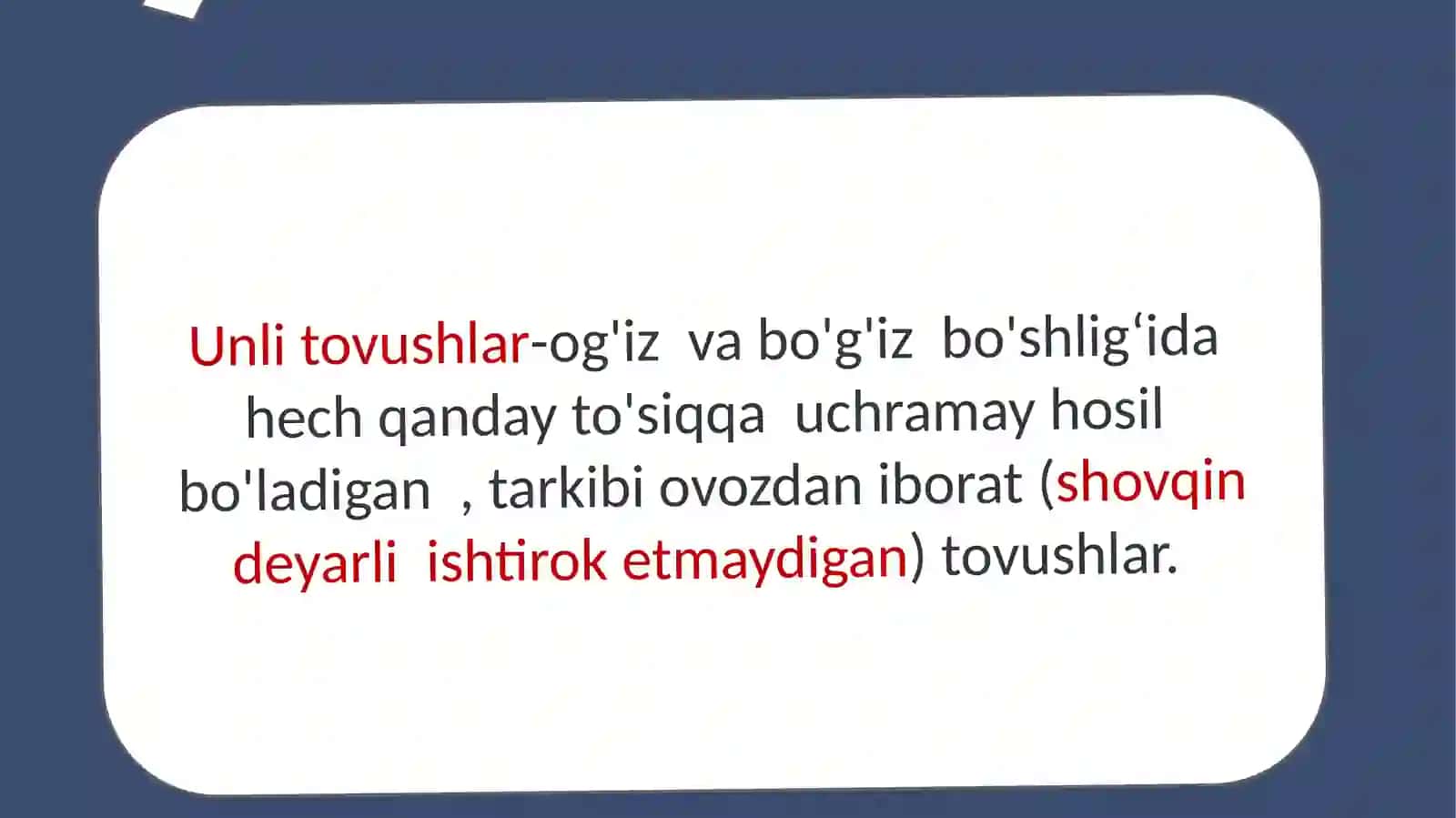 Unlilar tasnifi 2