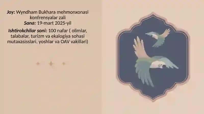 EKALOGIK UYG’ONISH : INNOVATSIYA VA MILLIY QADRYATLAR UYG’UNLIGI 2
