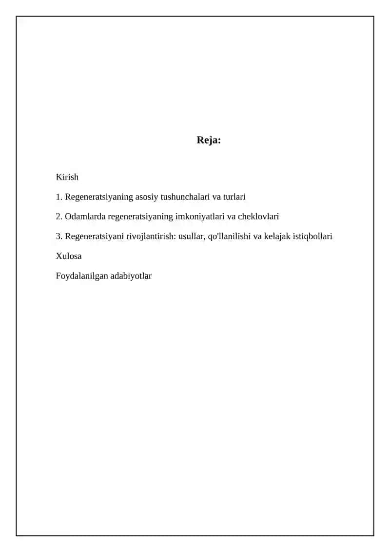 Regeneratsiya 2