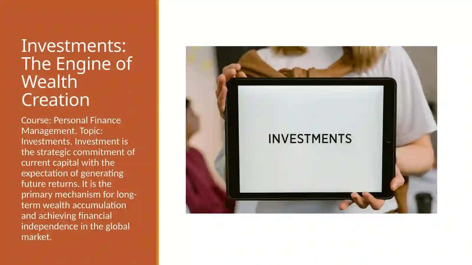 Investments: The Engine of Wealth Creation 2