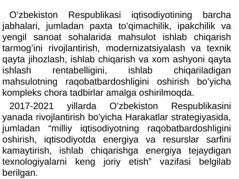 Sinov laboratoriyalarni qayta jihozlashning o’ziga xosliklari 2