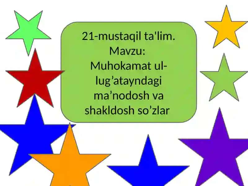 Muhokamat ul-lug’atayn 2