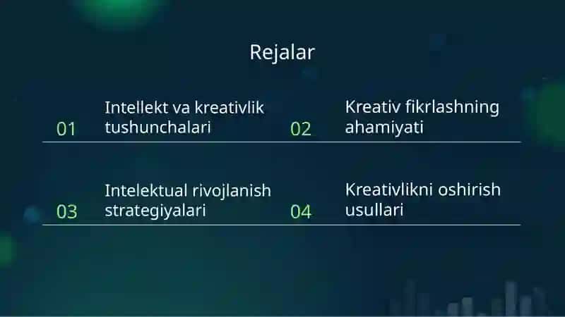 Intellekt va kreativlik 2
