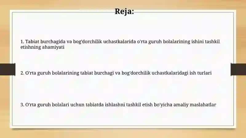 O'rta guruh bolalarini tabiatda mehnatlarini tashkil etish 2