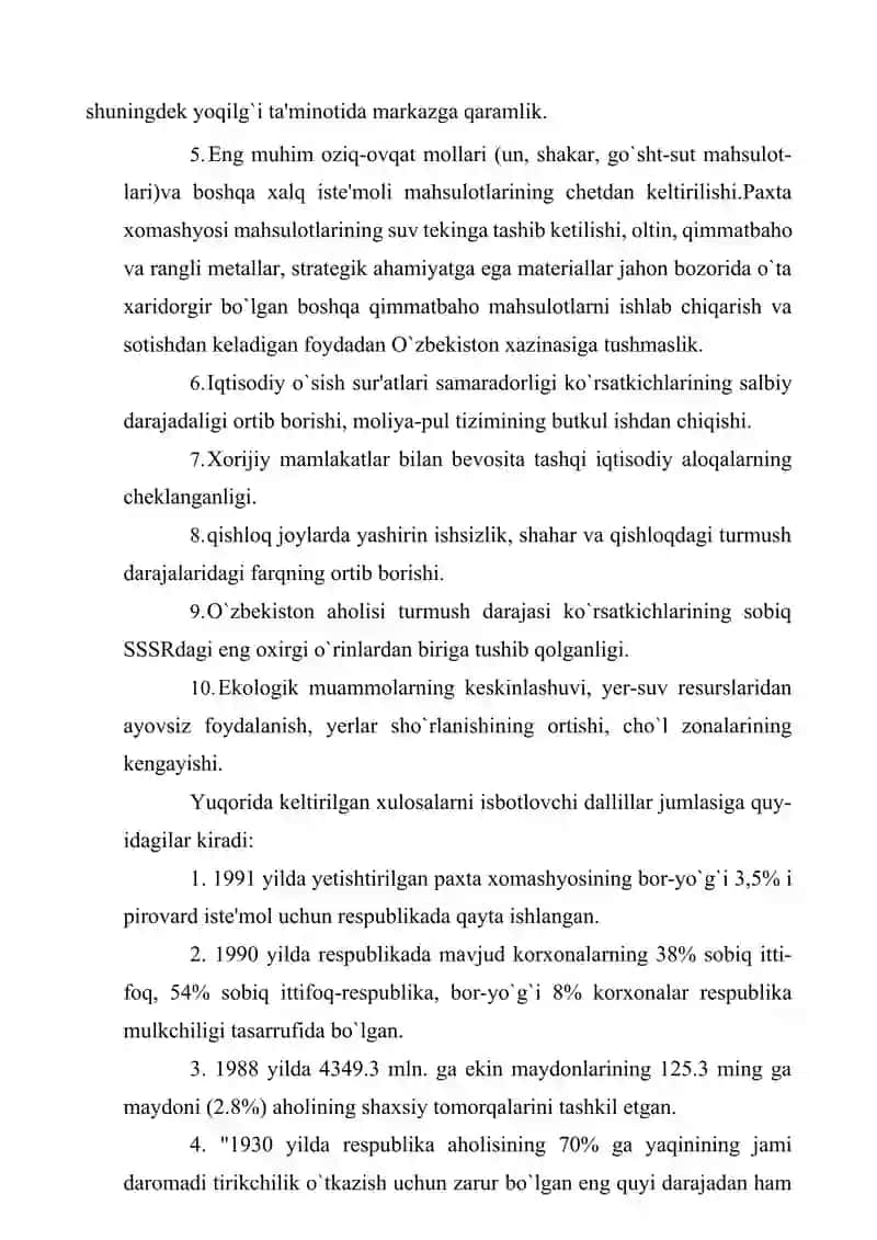O`ZBEKISTONDA MILLIY BOZOR  IQTISODIYOTI SHAKLLANISHI VA RIVOJLANISHINING TAVSIFI 2