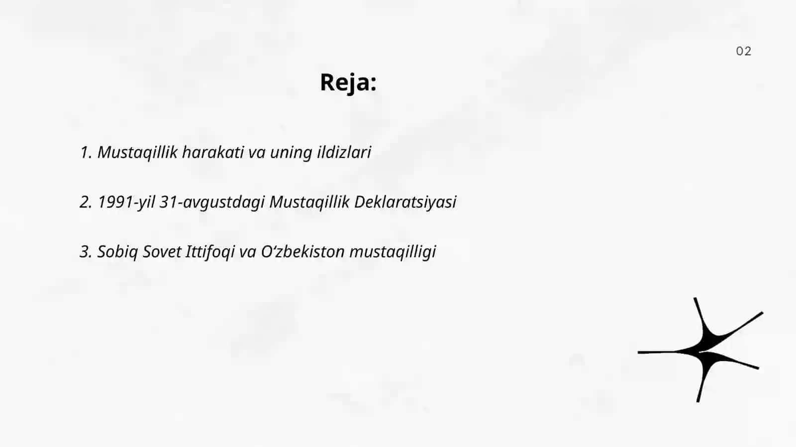O'zbekistonda mustaqilikning tarixiy asoslari 2
