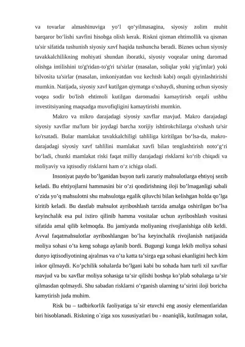 Siyosiy risk darajasi 2