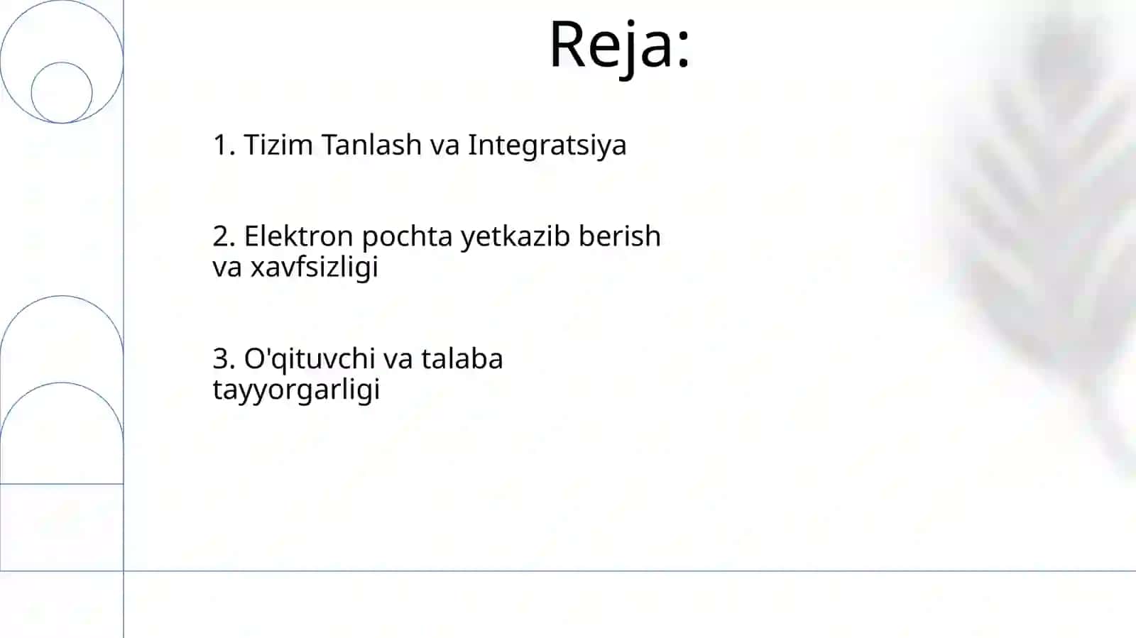 Masofaviy ta'lim tizimlaridan ta'lim tizimiga joylashtirish va elektron pochtadan jo'natish 2