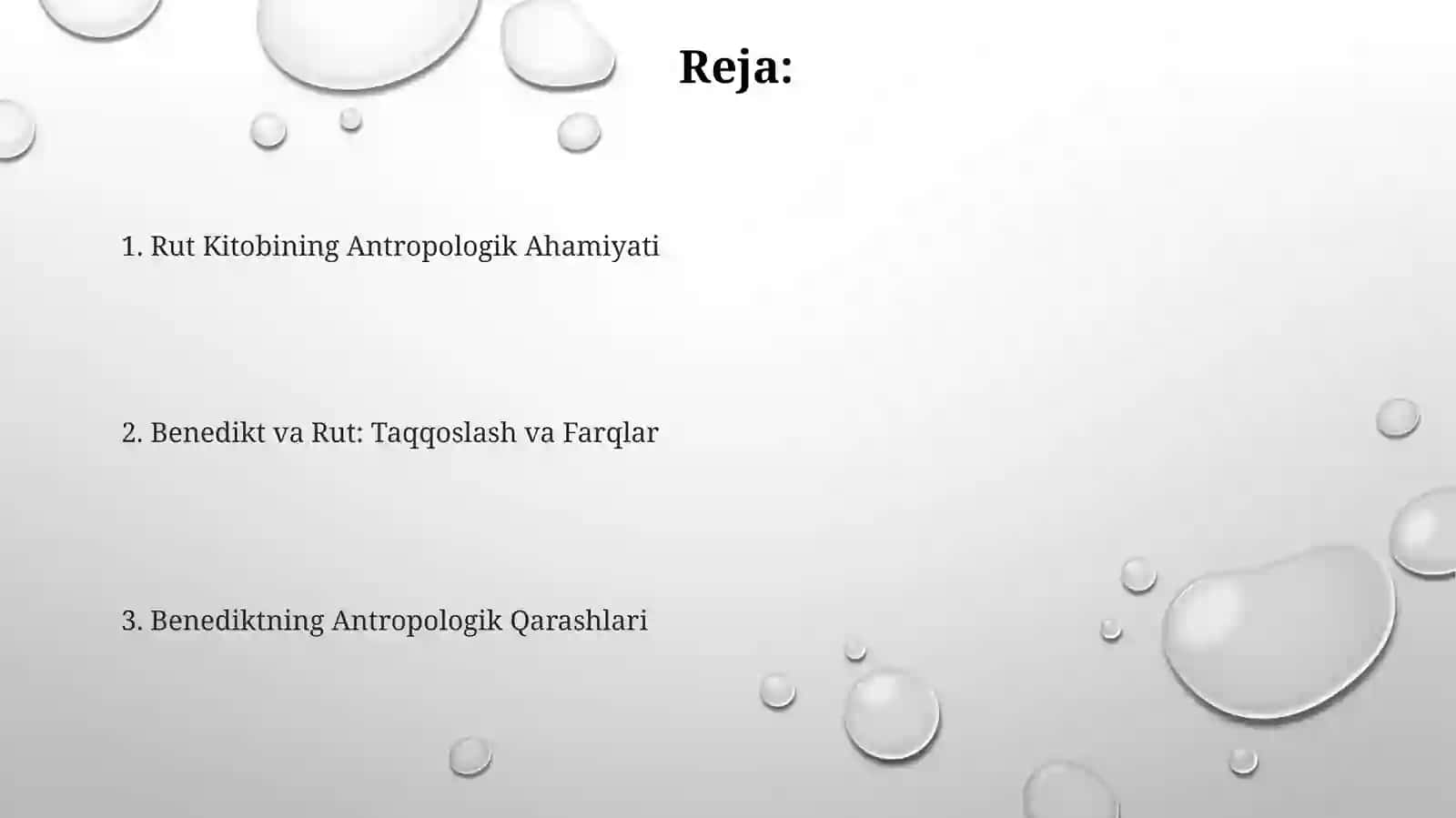 Benedikt Ruth tatqiqotlari antropologik qarashlari 2