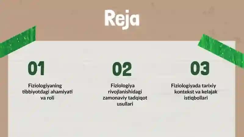 Fiziologiya fani rivojlanishi tibbiyotdagi ahamyati.Fiziologiyada tadqiqot usullari 2