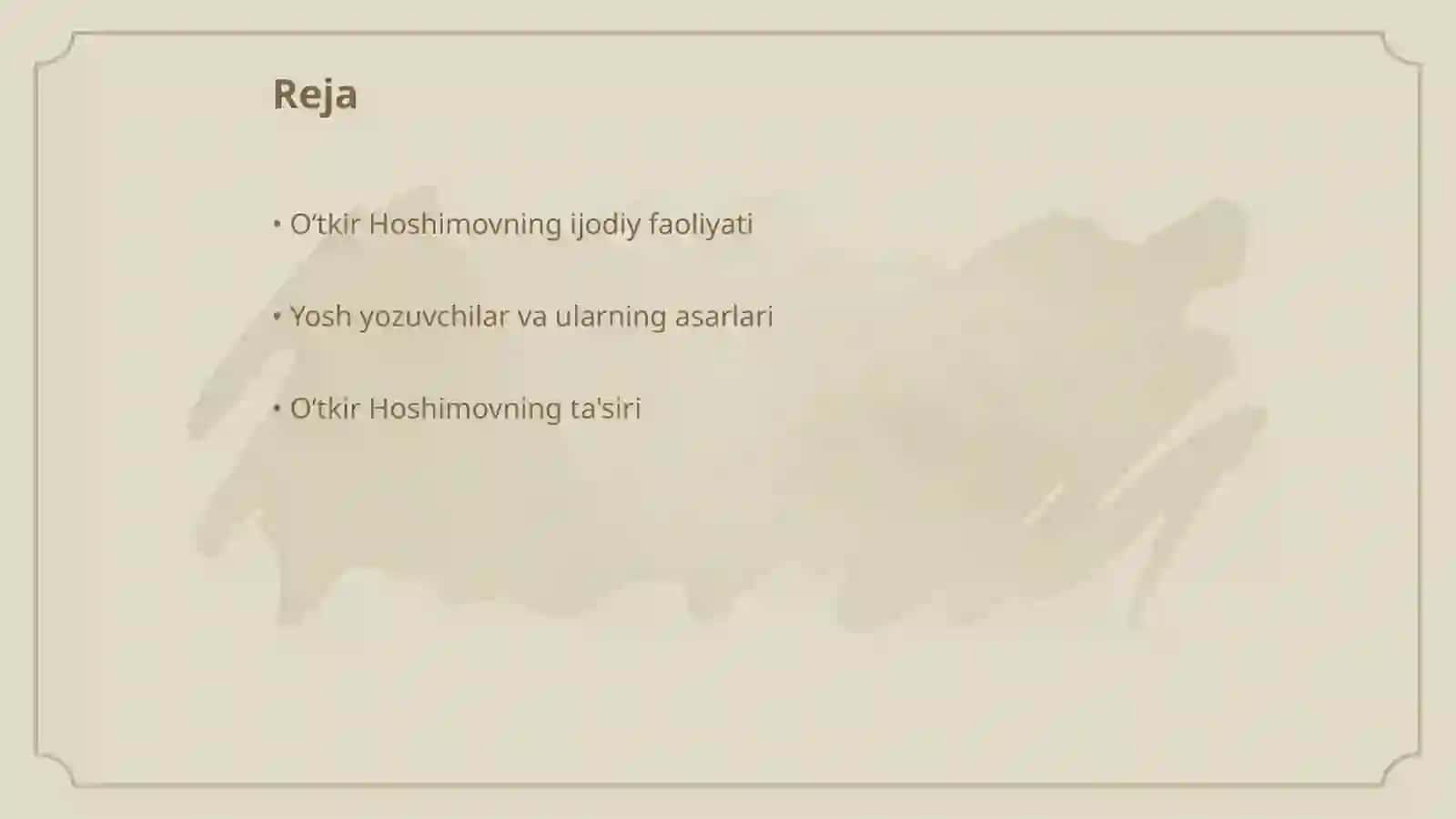 Oʻtkir Hoshimovning oʻn sakkizga kirmagan kim bor 2