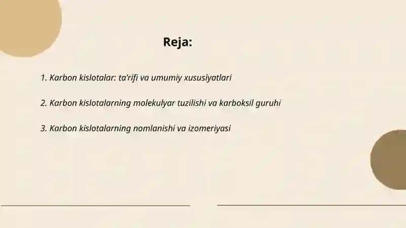 Karbon kislotalar 2