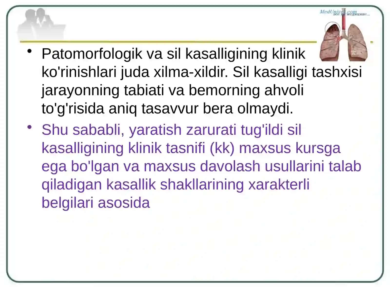 Tuberkulyozningkliniktasnifi.Birlamchivaikkilamchituberkulyozklinikshaklari 2