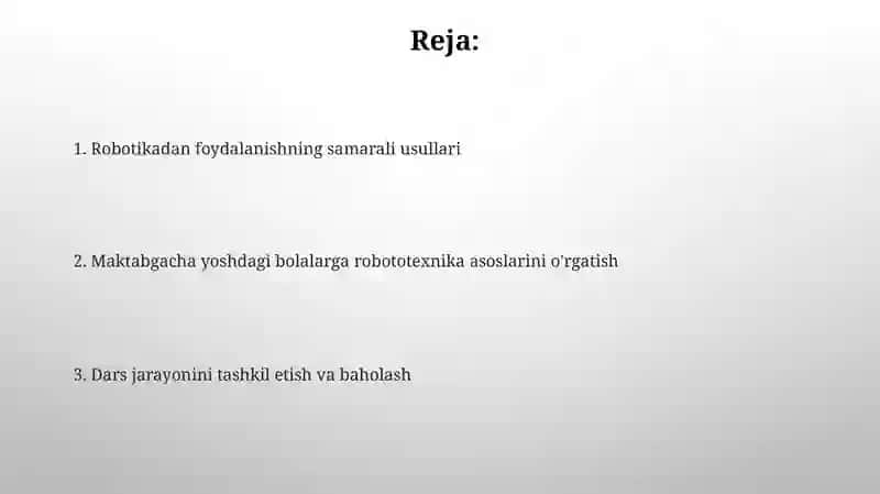 Maktabgacha yoshdagi bolalarni robototexnikaga ôrgatish 2