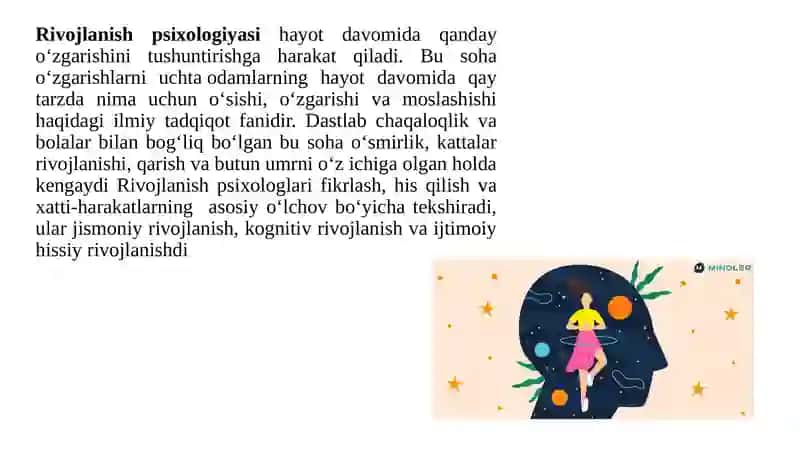 Rivojlanish psixologiyasi tarixi 2