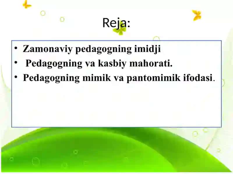 Zamonaviy pedagogning Imidji 2